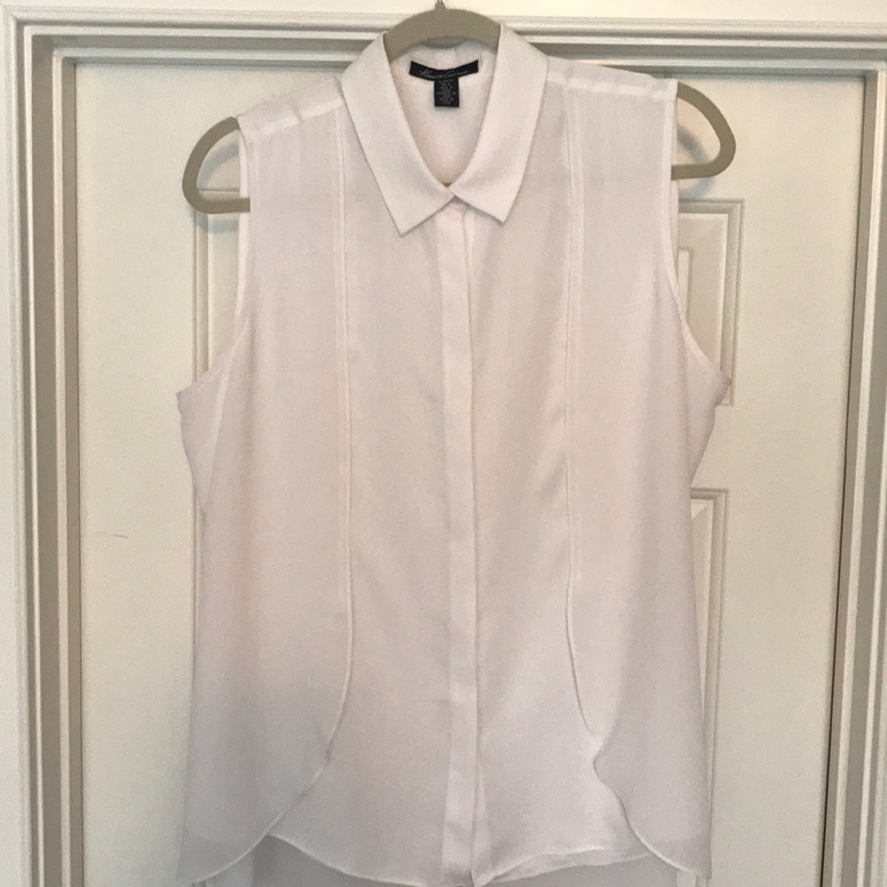 KENNETH COLE silk button down size large